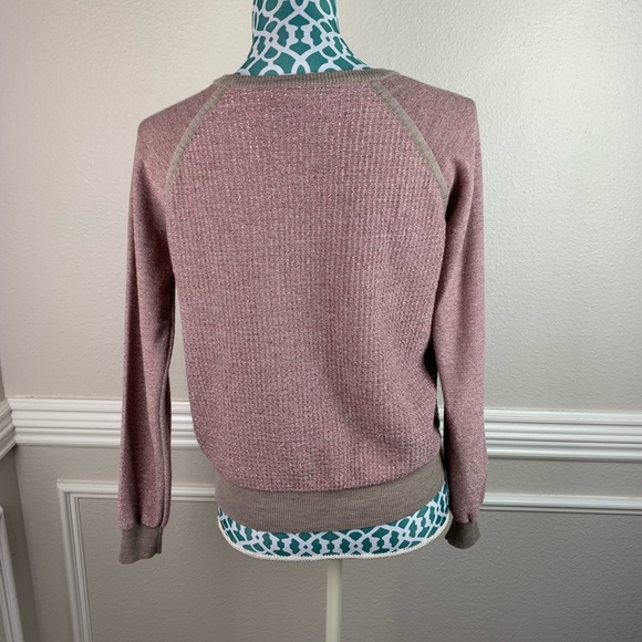 Rochas Italy Wool Lurex Sweater Pink 46IT 8 10 - Picture 5 of 8